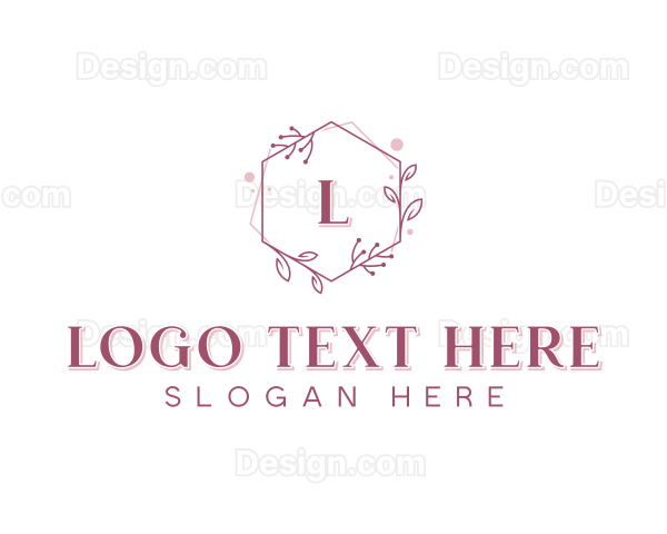 Floral Wreath Beauty Logo