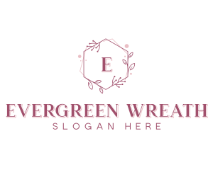 Floral Wreath Beauty logo design