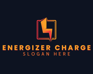 Lightning Energy Bolt logo design