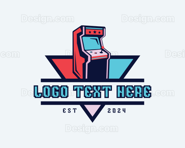 Gaming Retro Arcade Logo