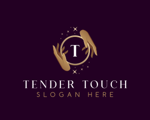 Hand Massage Spa logo design