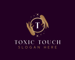 Hand Massage Spa logo design