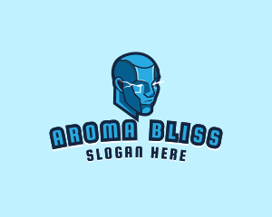 Android Cyborg Titan logo design