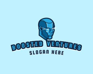 Android Cyborg Titan logo design