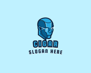 Android Cyborg Titan logo design