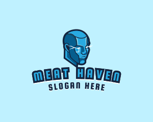 Android Cyborg Titan logo design