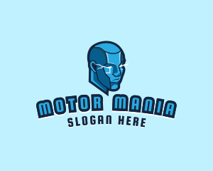 Android Cyborg Titan logo design