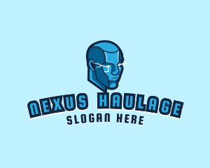 Android Cyborg Titan logo design