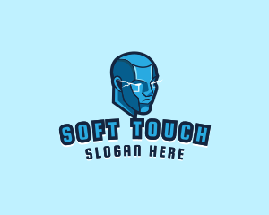 Android Cyborg Titan logo design