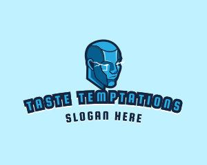 Android Cyborg Titan logo design