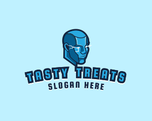 Android Cyborg Titan logo design