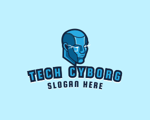 Android Gamer Cyborg logo