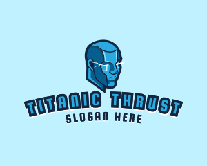 Android Cyborg Titan logo design