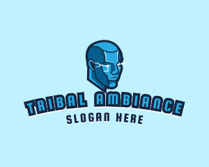 Android Cyborg Titan logo design