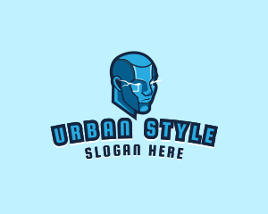 Android Gamer Cyborg logo