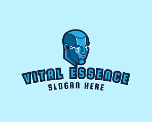 Android Cyborg Titan logo design