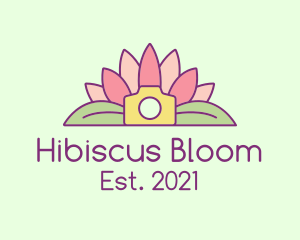 Blooming Lotus Camera logo design