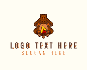 Outdoor Camping Bear logo