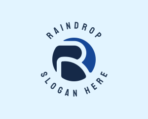 Generic Blue Letter R logo design