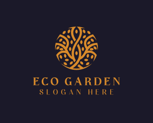 Gardening Eco Nature logo design