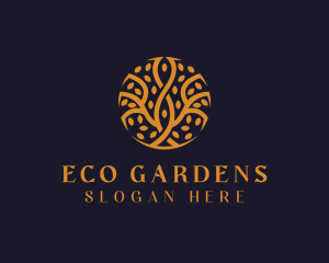 Gardening Eco Nature logo design