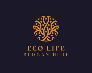 Gardening Eco Nature logo design