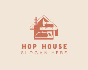 Construction House Repair logo design