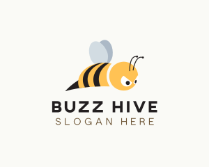 Angry Honey Bee logo design