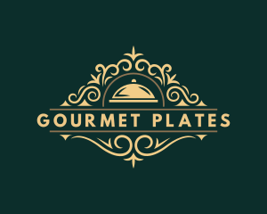 Serving Dish Restaurant Cuisine logo design