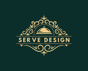 Serving Dish Restaurant  logo design