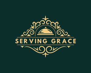 Serving Dish Restaurant  logo design