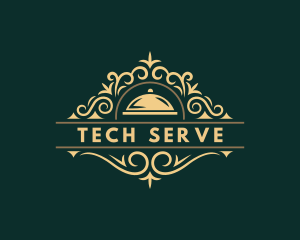 Serving Dish Restaurant  logo design