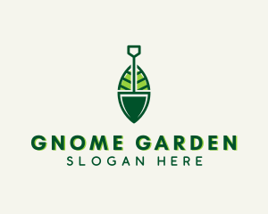 Gardening Plant Shovel logo design