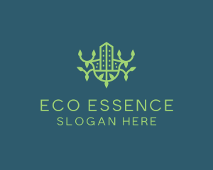 Green Eco Property logo design