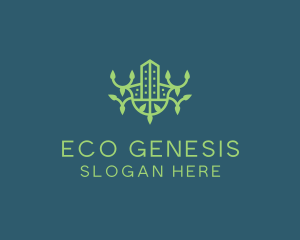 Green Eco Property logo design