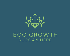 Green Eco Property logo design