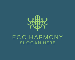 Green Eco Property logo design