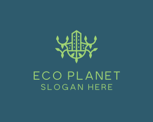 Green Eco Property logo design