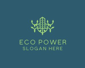 Green Eco Property logo design