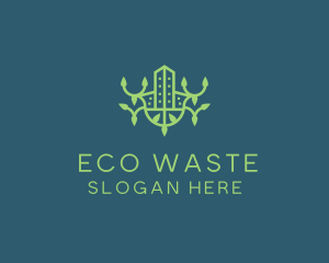 Green Eco Property logo design