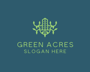 Green Eco Property logo design