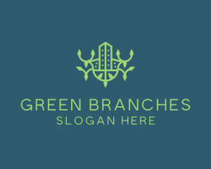 Green Eco Property logo design