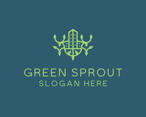 Green Eco Property logo design