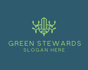 Green Eco Property logo design