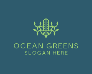 Green Eco Property logo design