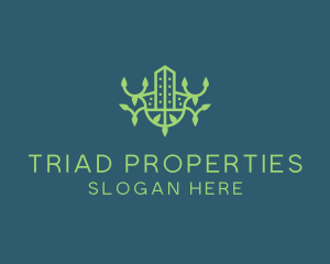 Green Eco Property logo design