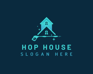 Pressure Washer House logo design