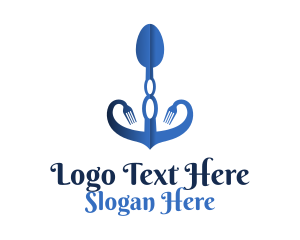 Blue Spoon Anchor Logo