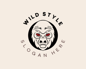 Wild Angry Gorilla logo design