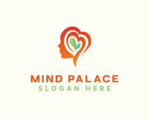 Heart Health Mind logo design